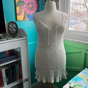 Aerie American Eagle crotchet swim cover up